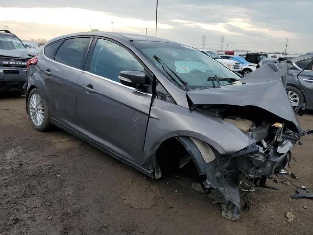 1FADP3N27EL320792 - 2014 FORD FOCUS TITANIUM GRAY photo 4