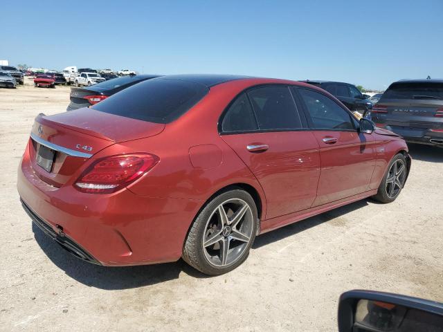 55SWF6EB2HU186335 - 2017 MERCEDES-BENZ C 43 4MATIC AMG RED photo 3