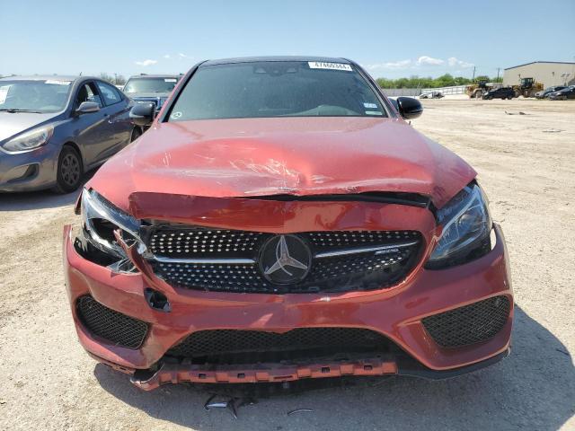 55SWF6EB2HU186335 - 2017 MERCEDES-BENZ C 43 4MATIC AMG RED photo 5