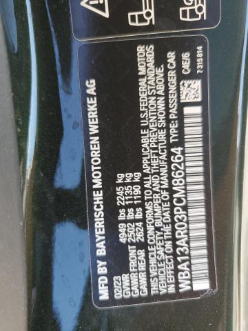 WBA13AR03PCM86264 - 2023 BMW M440XI GREEN photo 13