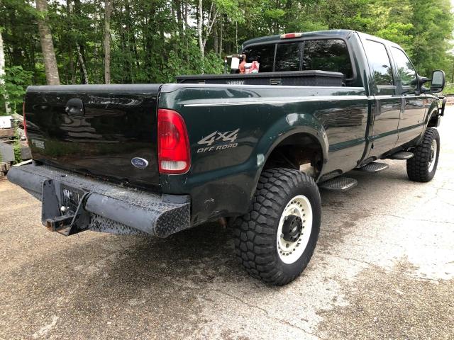 1FTSW31F71EA21217 - 2001 FORD F350 SRW SUPER DUTY GREEN photo 4