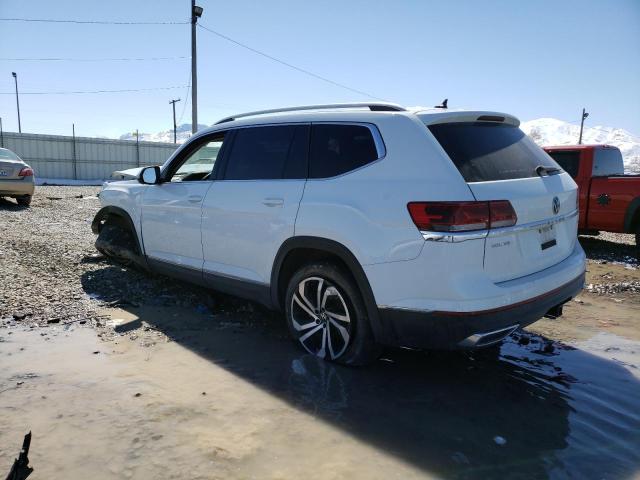 1V2TR2CA4MC533085 - 2021 VOLKSWAGEN ATLAS SEL PREMIUM WHITE photo 2