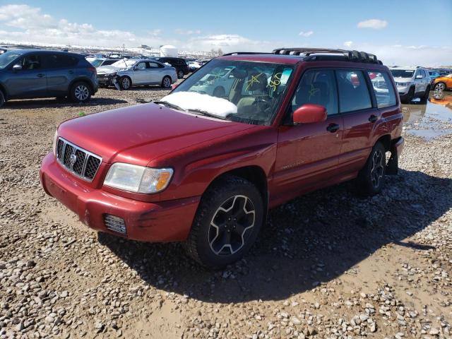 JF1SF65612H727410 - 2002 SUBARU FORESTER S წითელი ფოტო 1
