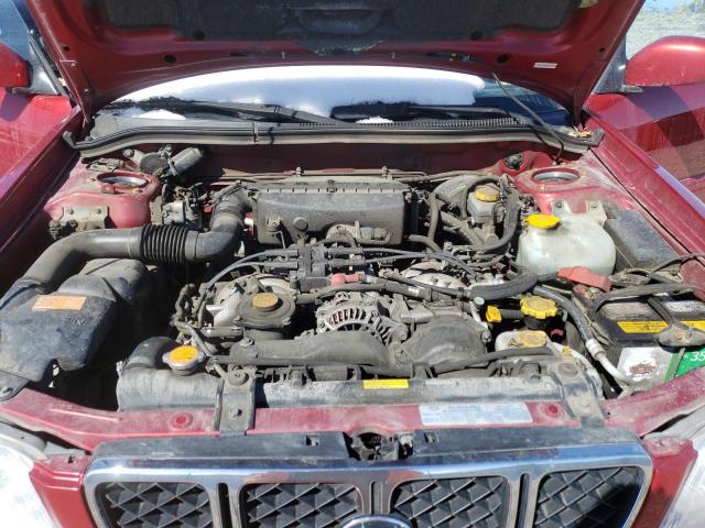 JF1SF65612H727410 - 2002 SUBARU FORESTER S წითელი ფოტო 11
