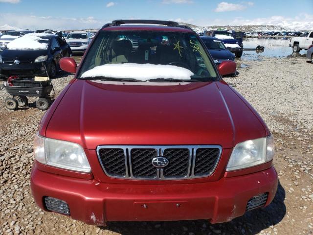 JF1SF65612H727410 - 2002 SUBARU FORESTER S წითელი ფოტო 5