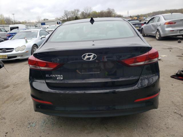 KMHD74LFXHU423740 - 2017 HYUNDAI ELANTRA SE BLACK photo 6