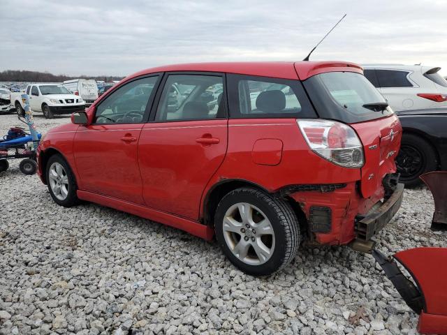 2T1KR32E98C696030 - 2008 TOYOTA COROLLA MA XR RED photo 2