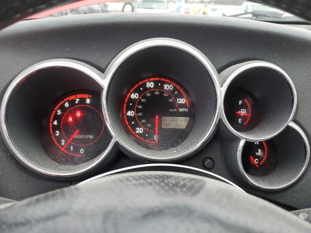 2T1KR32E98C696030 - 2008 TOYOTA COROLLA MA XR RED photo 9