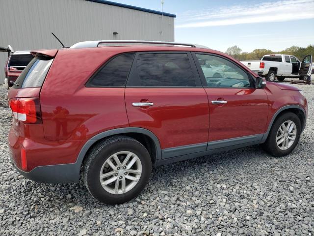 5XYKT3A68EG541156 - 2014 KIA SORENTO LX MAROON photo 3