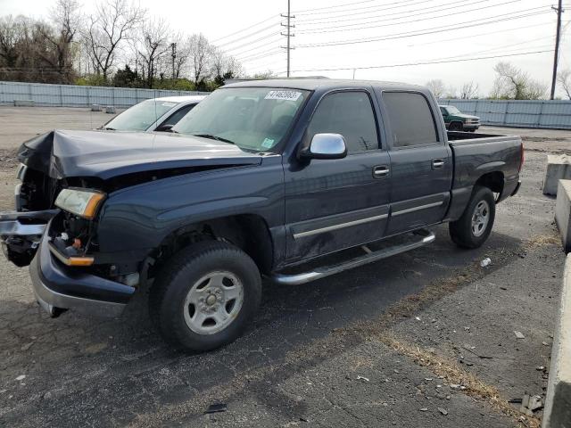 2GCEK13Z471173700 - 2007 CHEVROLET SILVERADO K1500 CLASSIC CREW CAB BLUE photo 1