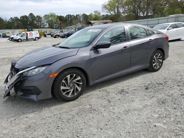 2HGFC2F72HH556031 - 2017 HONDA CIVIC EX GRAY photo 1