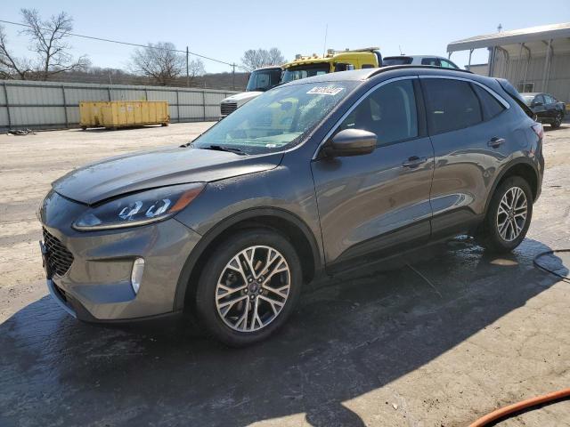 1FMCU9H69MUA65177 - 2021 FORD ESCAPE SEL GRAY photo 1