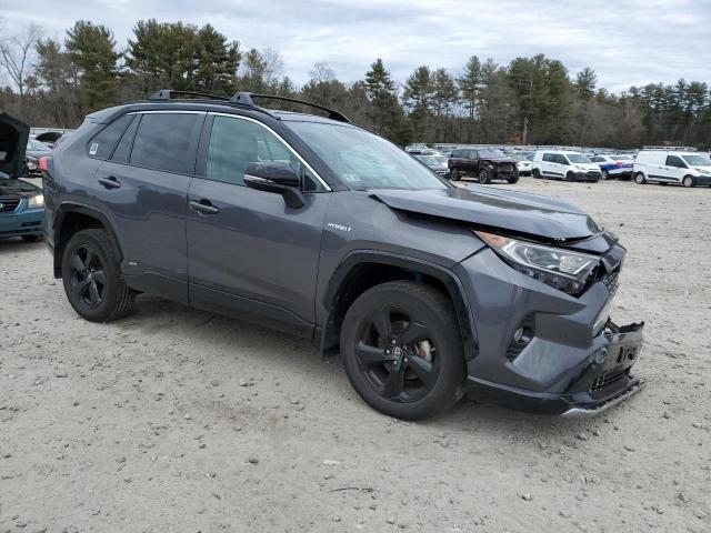 2T3EWRFV0KW029539 - 2019 TOYOTA RAV4 XSE GRAY photo 4