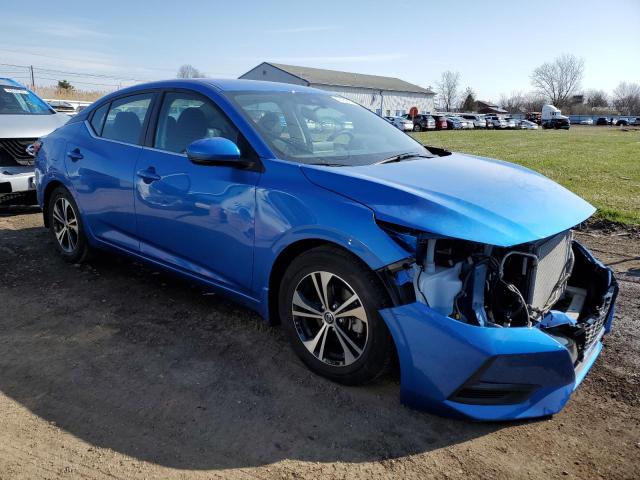 3N1AB8CV3LY261365 - 2020 NISSAN SENTRA SV BLUE photo 4