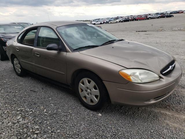 1FAFP52U32A123376 - 2002 FORD TAURUS LX BEIGE photo 4