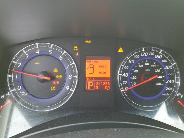 JNKAJ09F28M362665 - 2008 INFINITI EX35 BASE Սև լուսանկար 9