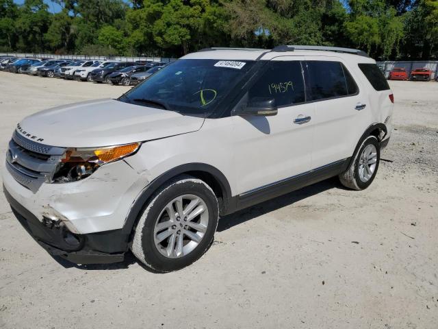 1FMHK7D88CGA23717 - 2012 FORD EXPLORER XLT WHITE photo 1