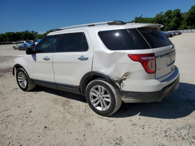 1FMHK7D88CGA23717 - 2012 FORD EXPLORER XLT WHITE photo 2