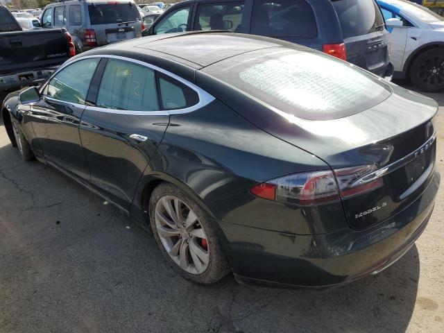 5YJSA1H18EFP28912 - 2014 TESLA MODEL S Սև լուսանկար 2
