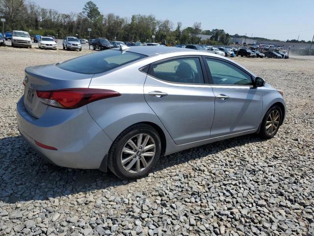 5NPDH4AE3FH593327 - 2015 HYUNDAI ELANTRA SE SILVER photo 3