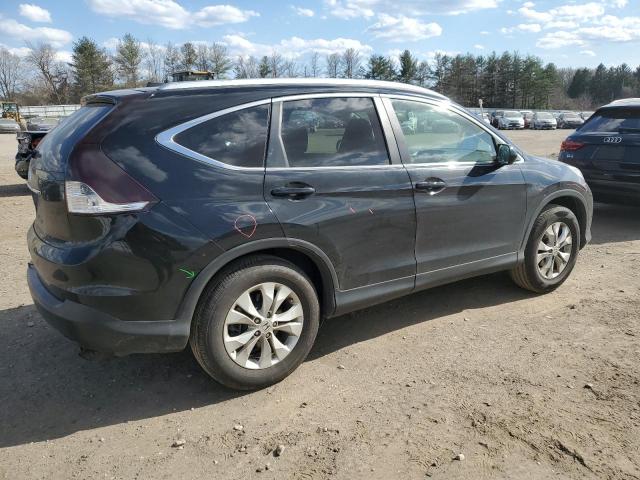 2HKRM4H73DH640605 - 2013 HONDA CR-V EXL BLACK photo 3