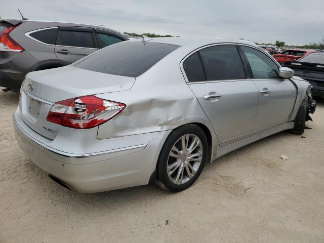 KMHGC4DD1DU256149 - 2013 HYUNDAI GENESIS 3.8L SILVER photo 3