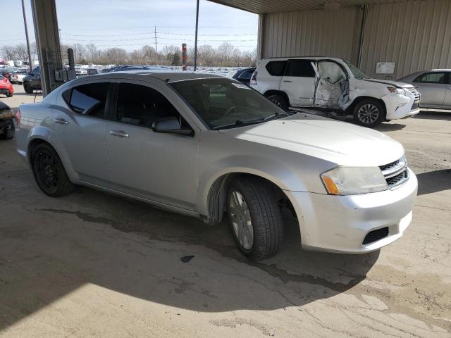 1C3CDZAB7CN154187 - 2012 DODGE AVENGER SE SILVER photo 4