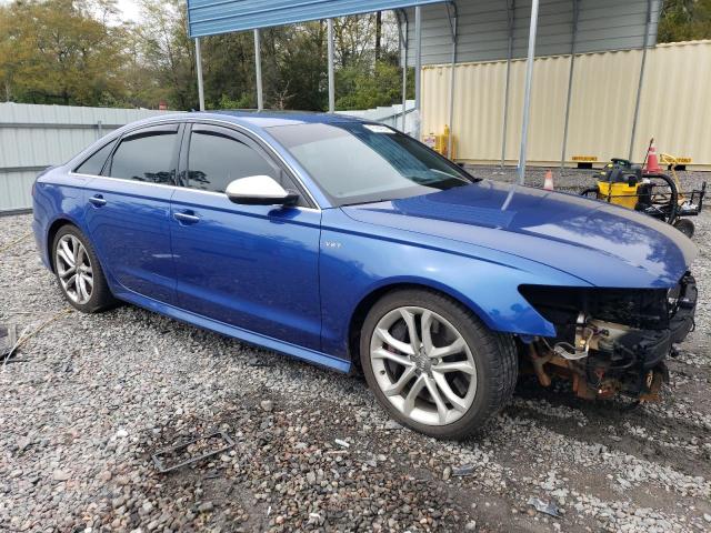 WAUH2AFC5GN112047 - 2016 AUDI S6 PRESTIGE BLUE photo 4