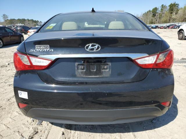 5NPEB4ACXEH883485 - 2014 HYUNDAI SONATA GLS BLACK photo 6