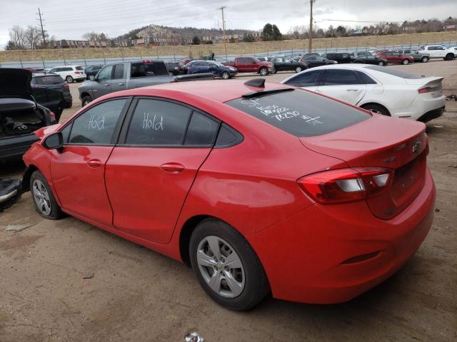 1G1BC5SM0G7297875 - 2016 CHEVROLET CRUZE LS RED photo 2