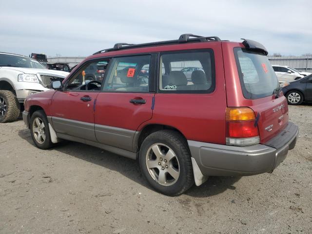 JF1SF6559YH717725 - 2000 SUBARU FORESTER S RED photo 2