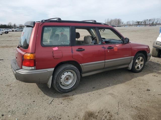 JF1SF6559YH717725 - 2000 SUBARU FORESTER S RED photo 3