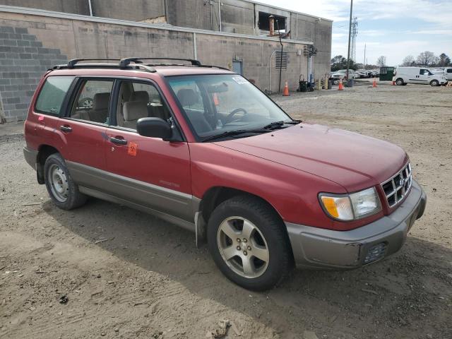 JF1SF6559YH717725 - 2000 SUBARU FORESTER S RED photo 4