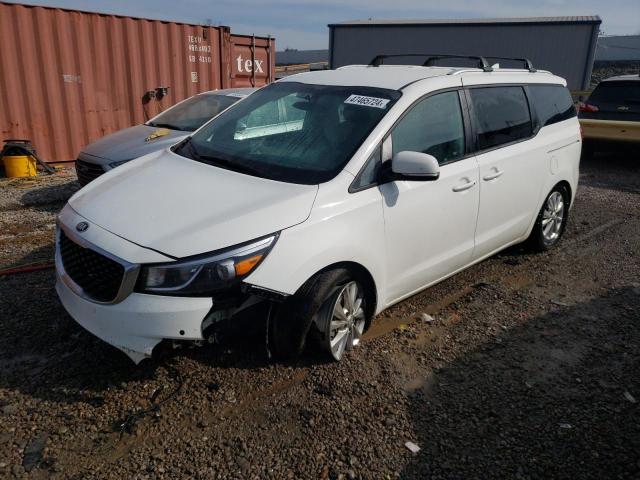 KNDMB5C18J6395217 - 2018 KIA SEDONA LX WHITE photo 1