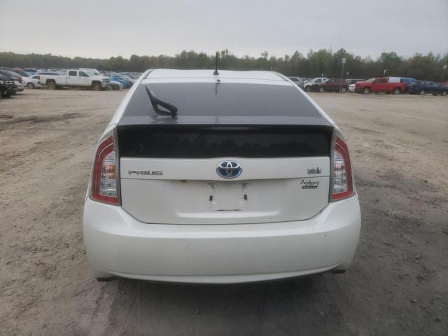 JTDKN3DU4F0400189 - 2015 TOYOTA PRIUS WHITE photo 6