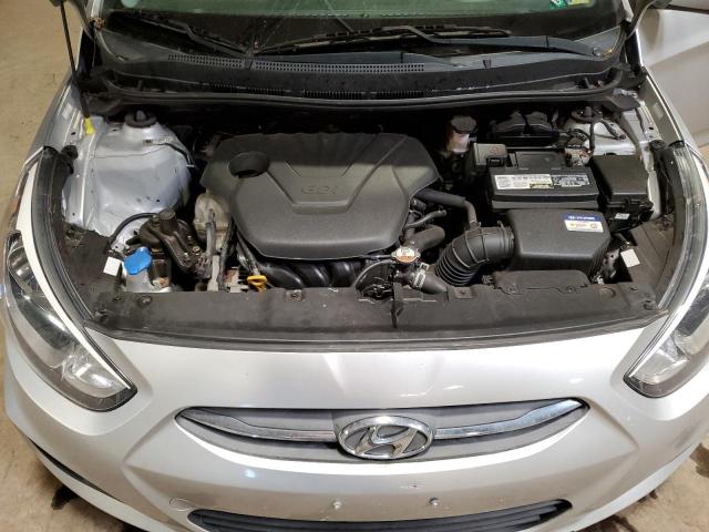 KMHCT5AE3HU336799 - 2017 HYUNDAI ACCENT SE GRAY photo 11