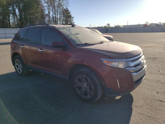 2FMDK3JC1EBA94025 - 2014 FORD EDGE SEL BURGUNDY photo 4