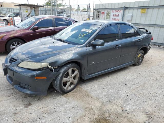 1YVHP80D645N88876 - 2004 MAZDA 6 S BLACK photo 1