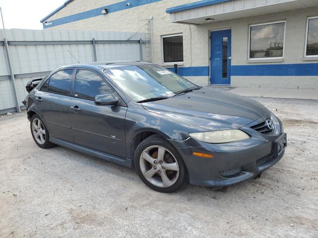 1YVHP80D645N88876 - 2004 MAZDA 6 S BLACK photo 4