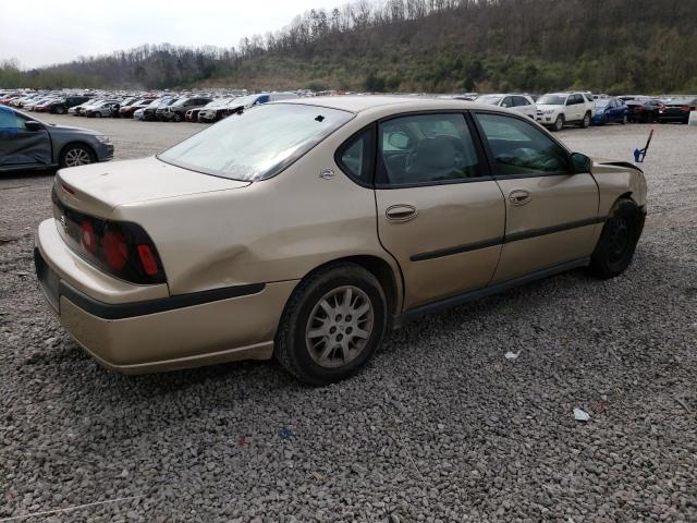 2G1WF55K659229045 - 2005 CHEVROLET IMPALA TAN photo 3