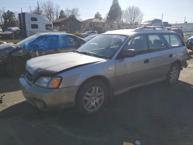 4S3BH675X36649120 - 2003 SUBARU LEGACY OUTBACK AWP 银色 照片 1