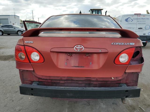 1NXBR32E27Z912118 - 2007 TOYOTA COROLLA CE RED photo 6