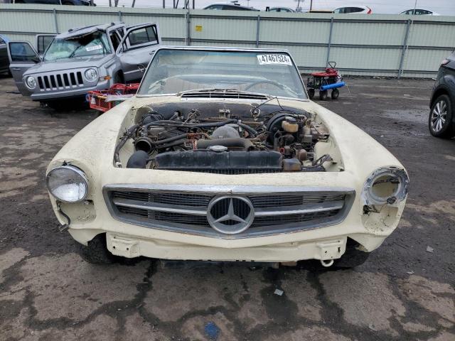 11304412006369 - 1970 MERCEDES-BENZ 280 SL CREAM photo 5