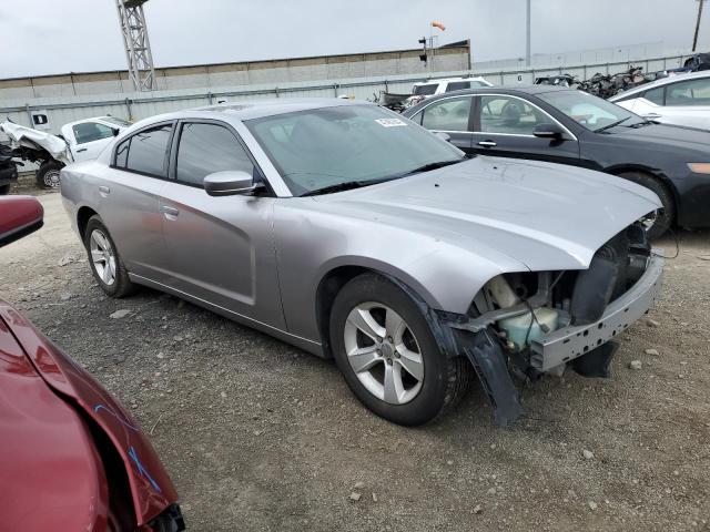 2C3CDXBG2DH705991 - 2013 DODGE CHARGER SE GRAY photo 4