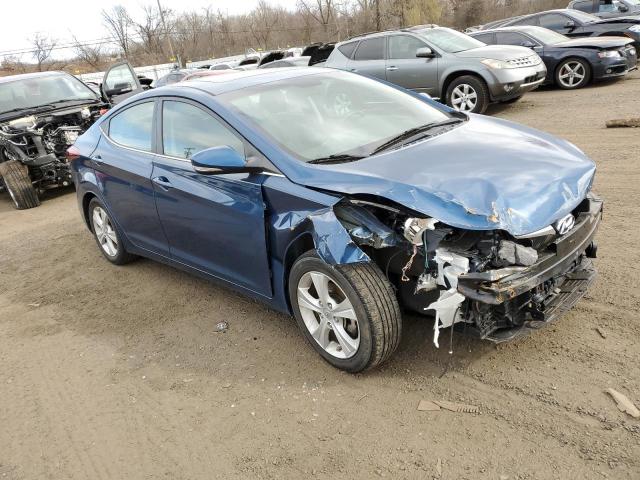 KMHDH4AE4GU600000 - 2016 HYUNDAI ELANTRA SE BLUE photo 4