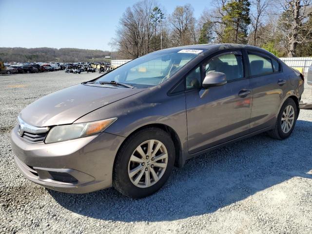 2HGFB2F80CH514946 - 2012 HONDA CIVIC EX GRAY photo 1