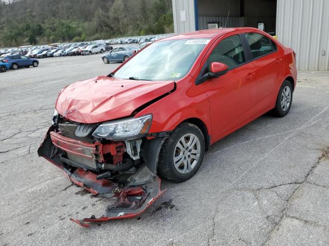 1G1JB5SB5K4134730 - 2019 CHEVROLET SONIC LS RED photo 1