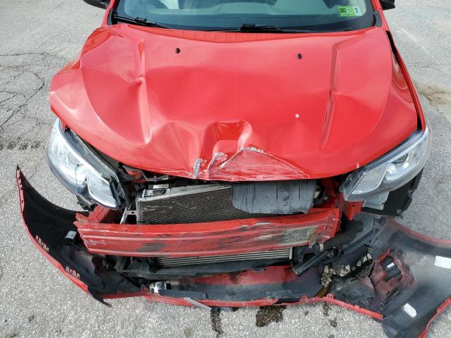 1G1JB5SB5K4134730 - 2019 CHEVROLET SONIC LS RED photo 11