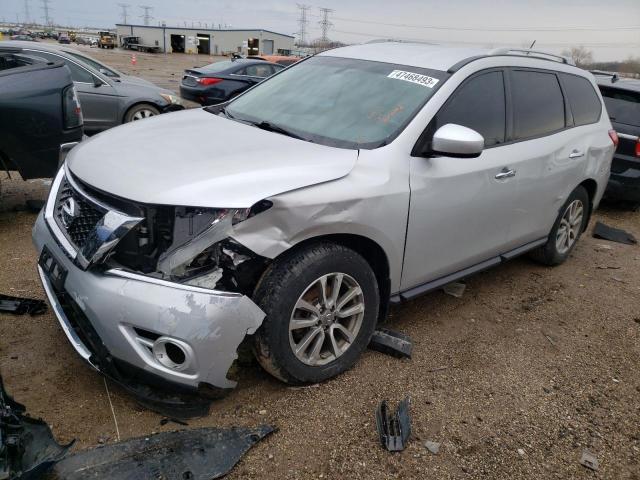 5N1AR2MM2EC689947 - 2014 NISSAN PATHFINDER S SILVER photo 1