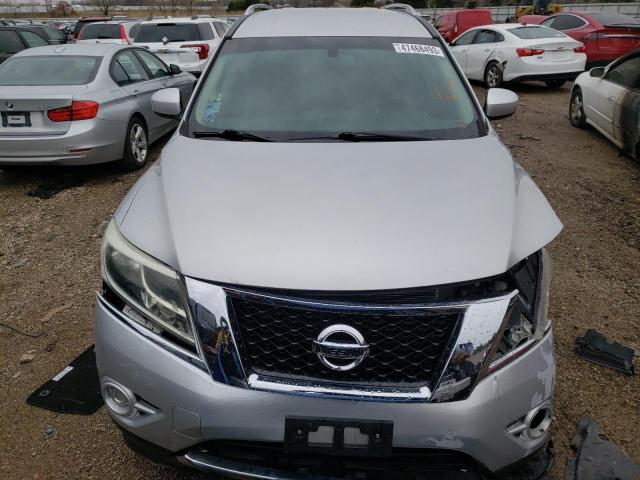 5N1AR2MM2EC689947 - 2014 NISSAN PATHFINDER S SILVER photo 5